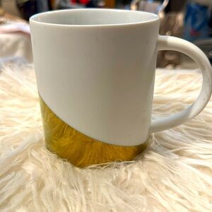 Starbucks gold chrome and matte mug